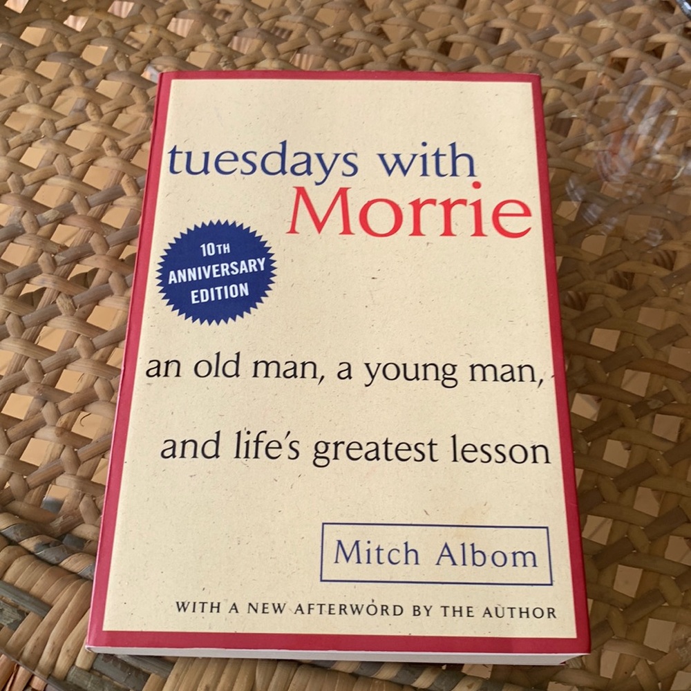 Not For Sale. tuesdays with Morrie by Mitch Albom